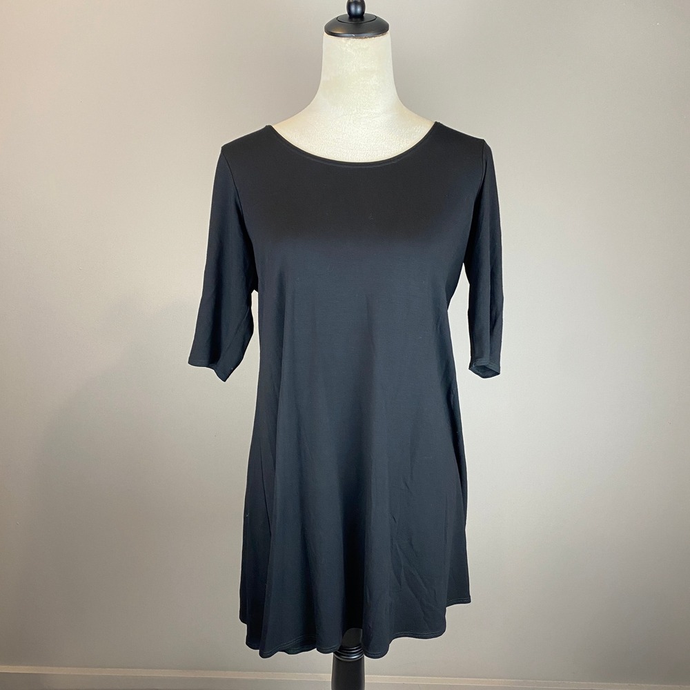 NWT Eileen‎ Fisher Tunic Top Women's Size Medium Black